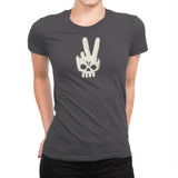 Skull Hand - Womens Premium T-Shirts RIPT Apparel Small / Heavy Metal