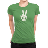 Skull Hand - Womens Premium T-Shirts RIPT Apparel Small / Kelly