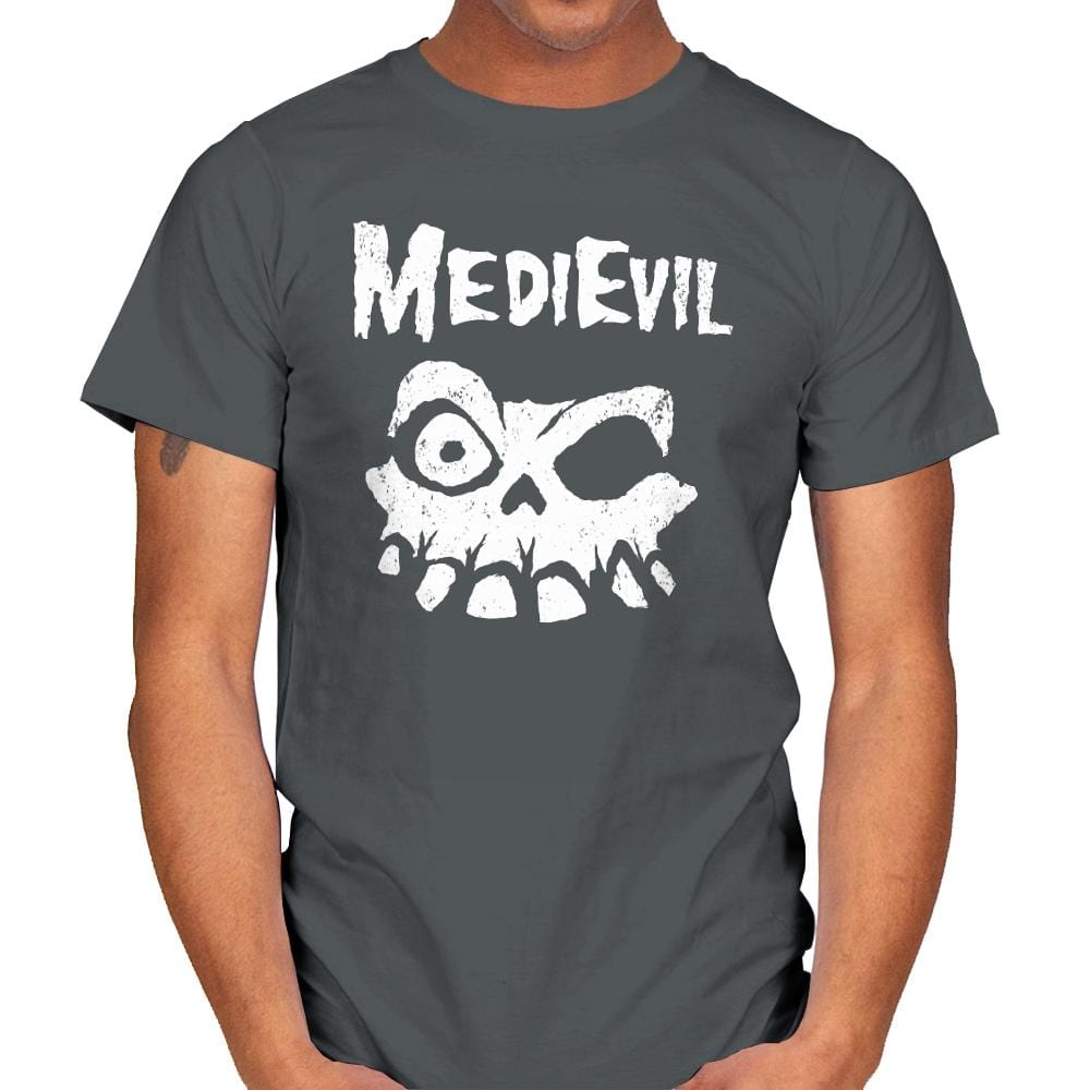 Skull of Fortesque - Mens T-Shirts RIPT Apparel Small / Charcoal