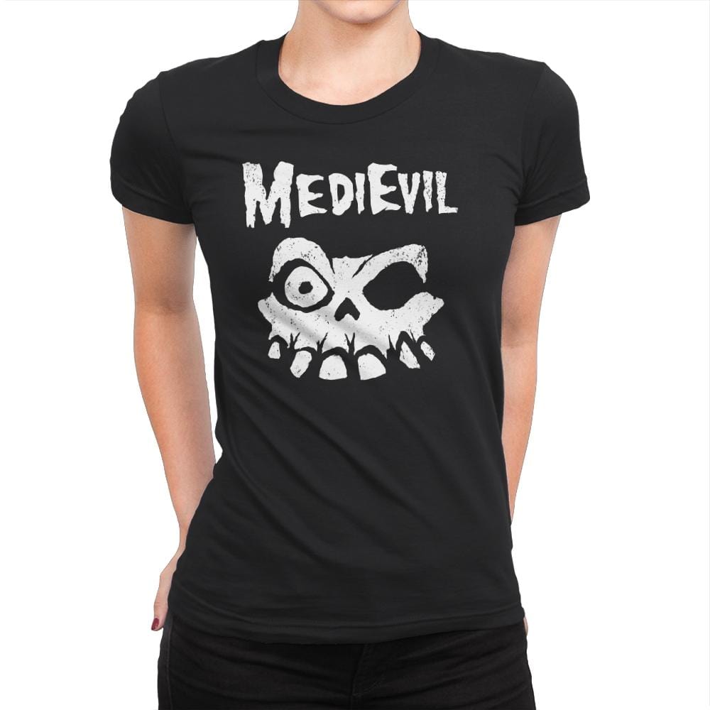 Skull of Fortesque - Womens Premium T-Shirts RIPT Apparel Small / Black