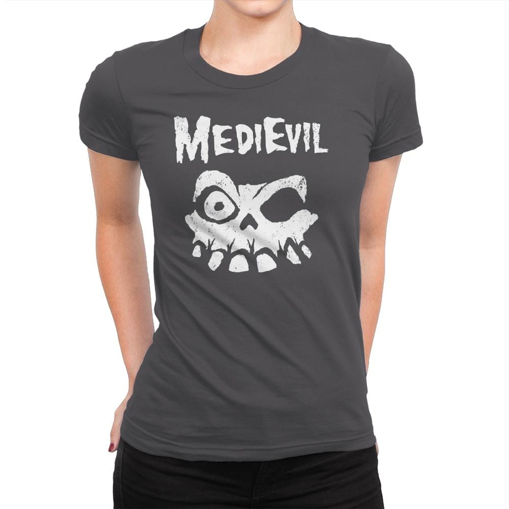 Skull of Fortesque - Womens Premium T-Shirts RIPT Apparel Small / Heavy Metal