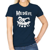 Skull of Fortesque - Womens T-Shirts RIPT Apparel Small / Navy