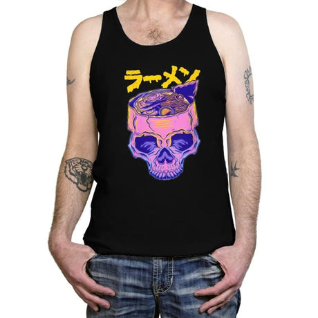 Skull Ramen - Tanktop Tanktop RIPT Apparel X-Small / Black
