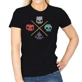 Skull Shapes - Womens T-Shirts RIPT Apparel Small / Black