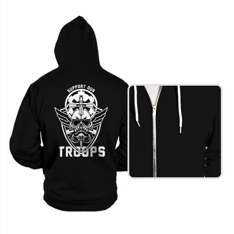 Skull Trooper - Hoodies Hoodies RIPT Apparel Small / Black
