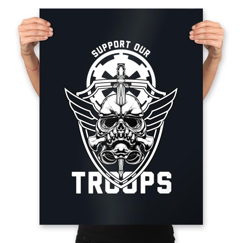 Skull Trooper - Prints Posters RIPT Apparel 18x24 / Black