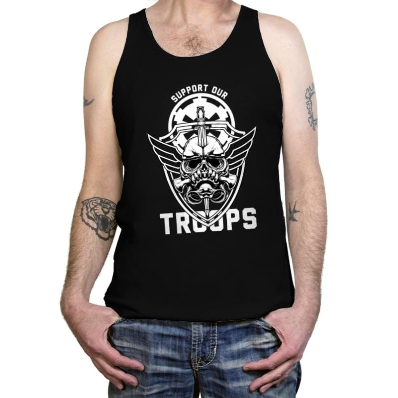 Skull Trooper - Tanktop Tanktop RIPT Apparel X-Small / Black