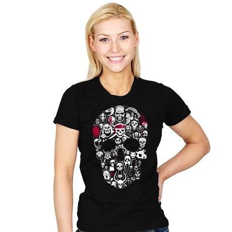 Skulls Time - Womens T-Shirts RIPT Apparel Small / Black