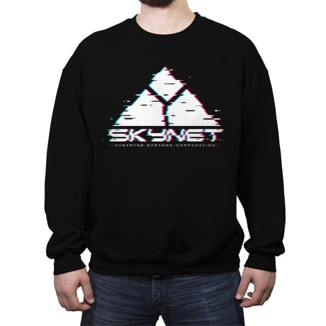 Skyglitch - Crew Neck Sweatshirt Crew Neck Sweatshirt RIPT Apparel Small / 151515