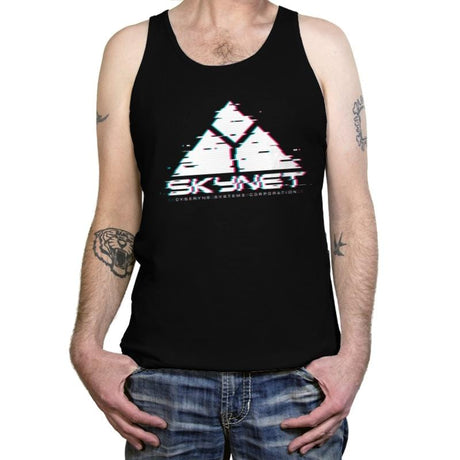 Skyglitch - Tanktop Tanktop RIPT Apparel X-Small / 151515
