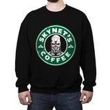 Skynet's Coffee - Crew Neck Sweatshirt Crew Neck Sweatshirt RIPT Apparel Small / Black