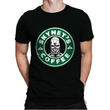 Skynet's Coffee - Mens Premium T-Shirts RIPT Apparel Small / Black