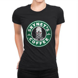 Skynet's Coffee - Womens Premium T-Shirts RIPT Apparel Small / Black
