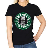 Skynet's Coffee - Womens T-Shirts RIPT Apparel