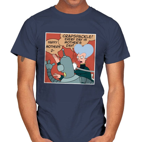 Slapbot 2.0 - Mens T-Shirts RIPT Apparel Small / Navy