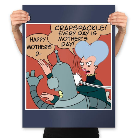 Slapbot 2.0 - Prints Posters RIPT Apparel 18x24 / Navy
