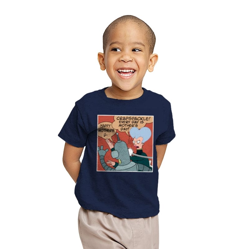 Slapbot 2.0 - Youth T-Shirts RIPT Apparel X-small / Navy