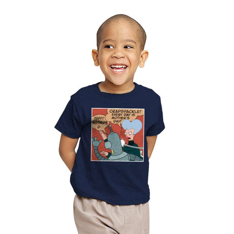 Slapbot 2.0 - Youth T-Shirts RIPT Apparel X-small / Navy