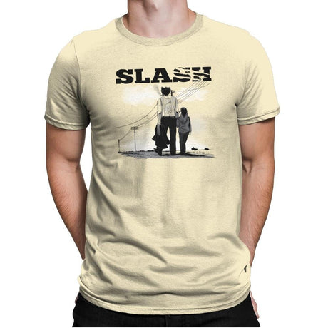 Slash Exclusive - Mens Premium T-Shirts RIPT Apparel Small / Natural