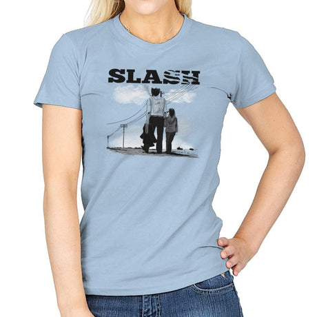 Slash Exclusive - Womens T-Shirts RIPT Apparel Small / Light Blue