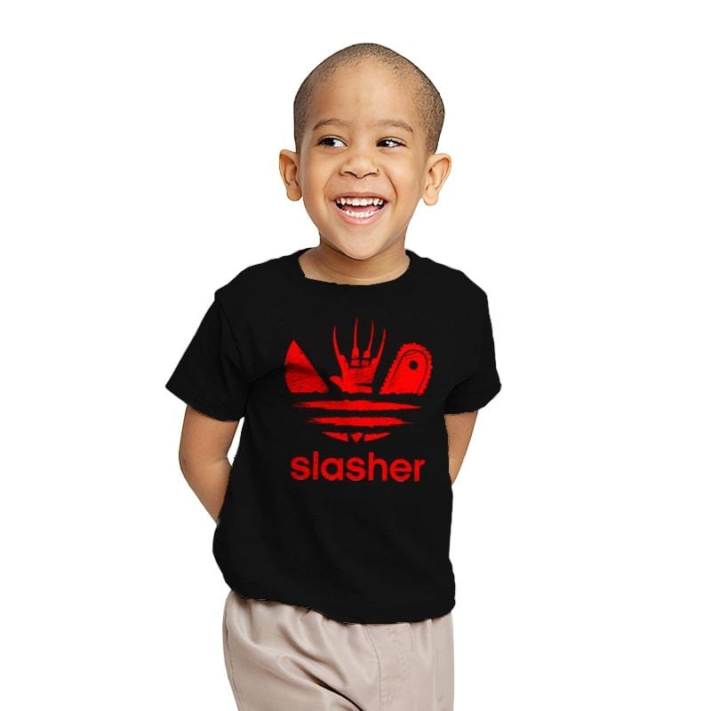 Slasher Brand - Youth T-Shirts RIPT Apparel X-small / Black