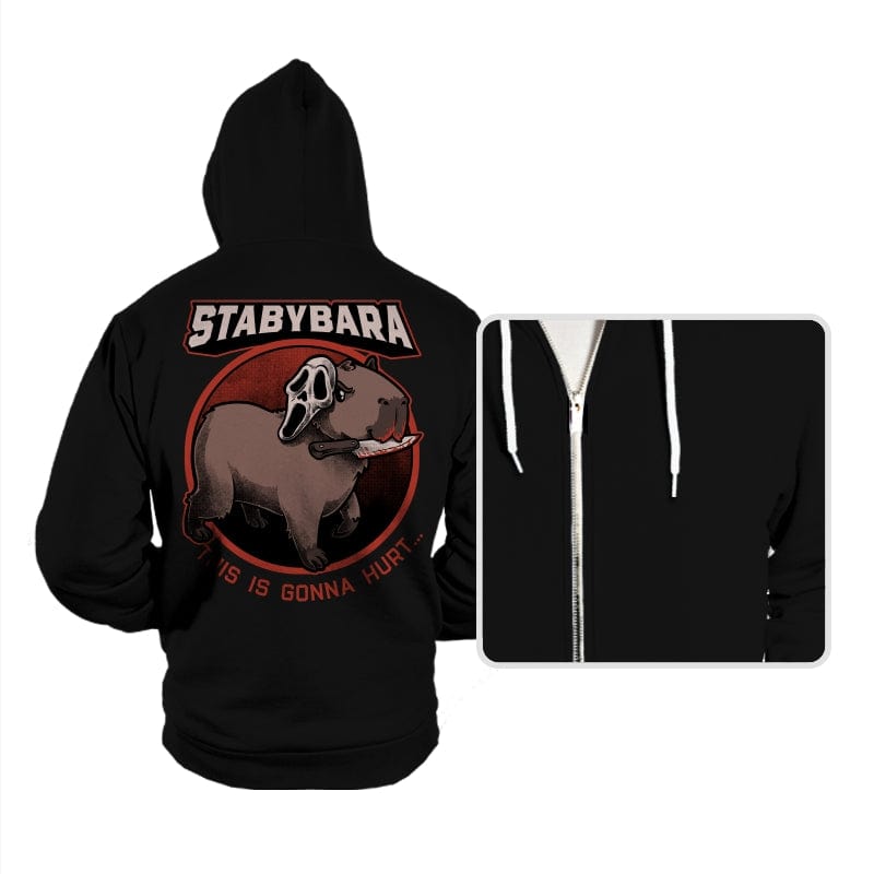 Slasher Capybara  - Hoodies Hoodies RIPT Apparel Small / Black