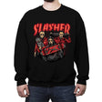 Slasher Club - Crew Neck Sweatshirt Crew Neck Sweatshirt RIPT Apparel Small / Black