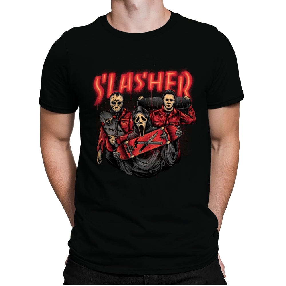 Slasher Club - Mens Premium T-Shirts RIPT Apparel Small / Black