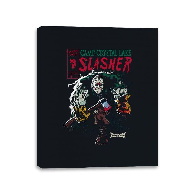 Slasher Cover - Shirt Club - Canvas Wraps Canvas Wraps RIPT Apparel 11x14 / Black