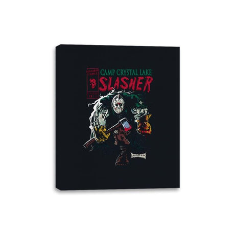 Slasher Cover - Shirt Club - Canvas Wraps Canvas Wraps RIPT Apparel 8x10 / Black