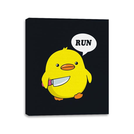 Slasher Duck - Canvas Wraps Canvas Wraps RIPT Apparel 11x14 / Black