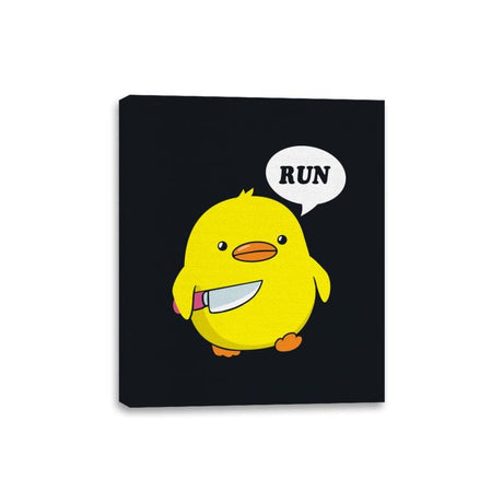 Slasher Duck - Canvas Wraps Canvas Wraps RIPT Apparel 8x10 / Black