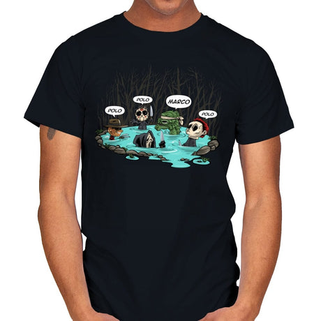 Slasher Lagoon - Mens T-Shirts RIPT Apparel Small / Black