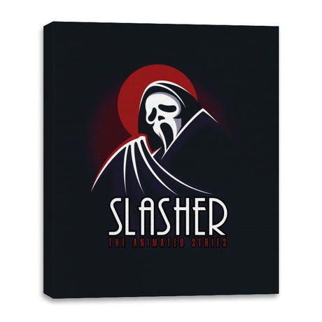 Slasher: The Animated Series - Canvas Wraps Canvas Wraps RIPT Apparel 16x20 / Black