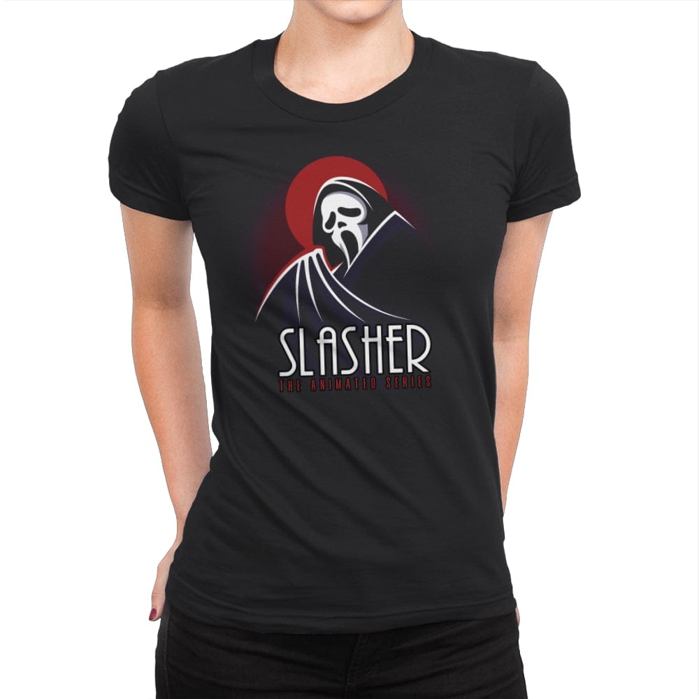 Slasher: The Animated Series - Womens Premium T-Shirts RIPT Apparel Small / Black