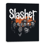 Slashers - Canvas Wraps Canvas Wraps RIPT Apparel 16x20 / Black