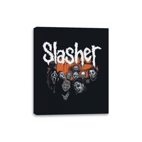Slashers - Canvas Wraps Canvas Wraps RIPT Apparel 8x10 / Black
