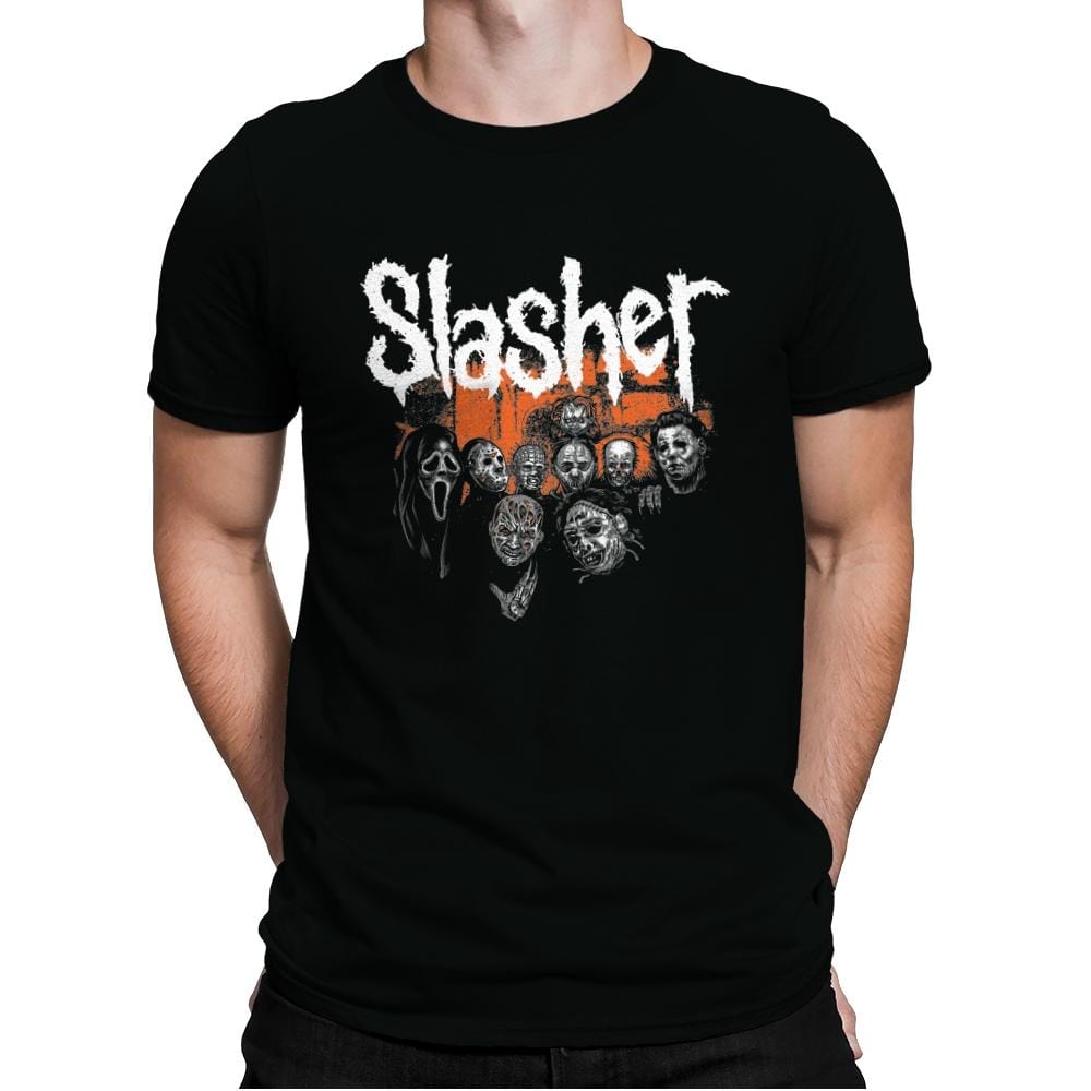 Slashers - Mens Premium T-Shirts RIPT Apparel Small / Black