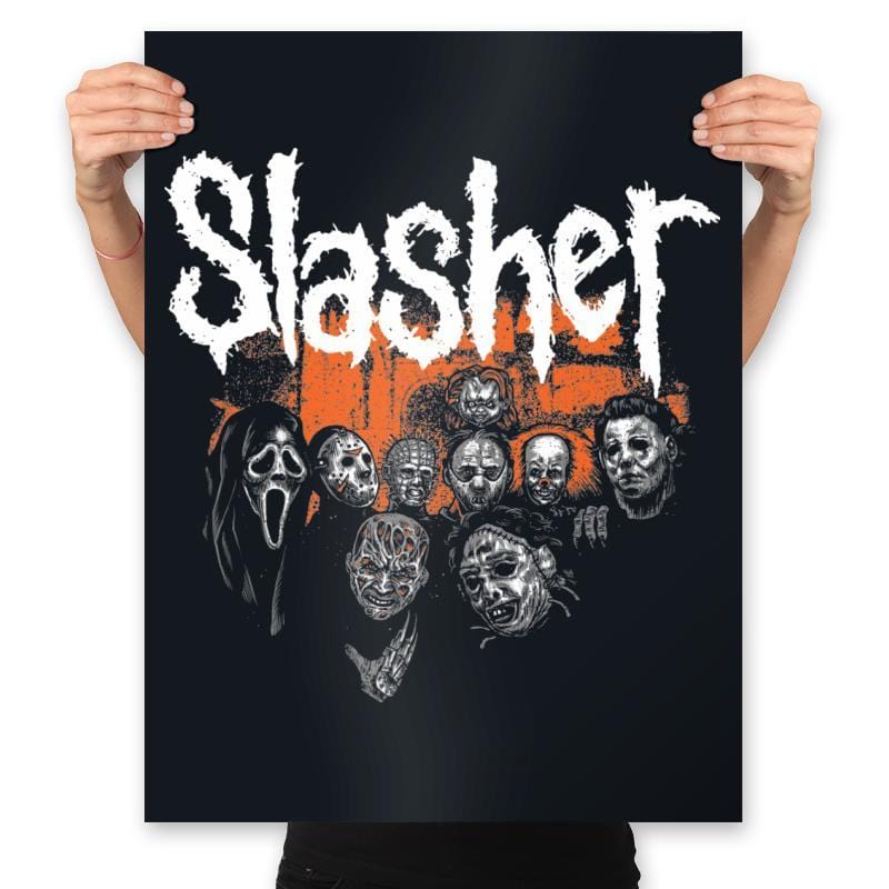 Slashers - Prints Posters RIPT Apparel 18x24 / Black