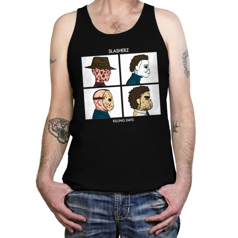 Slasherz - Tanktop Tanktop RIPT Apparel X-Small / Black