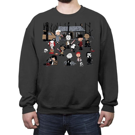 SlashNuts - Crew Neck Sweatshirt Crew Neck Sweatshirt RIPT Apparel Small / Charcoal
