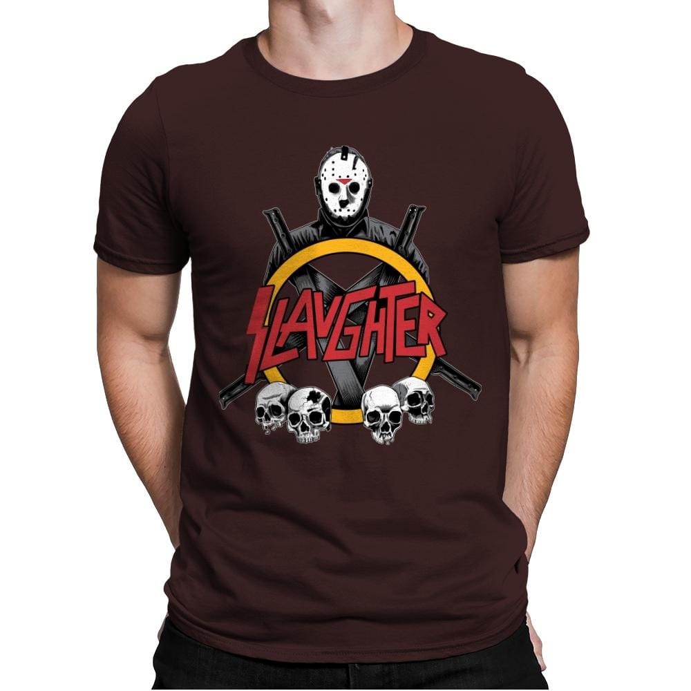 Slaughter Exclusive - Mens Premium T-Shirts RIPT Apparel Small / Dark Chocolate