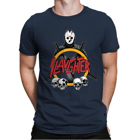 Slaughter Exclusive - Mens Premium T-Shirts RIPT Apparel Small / Midnight Navy