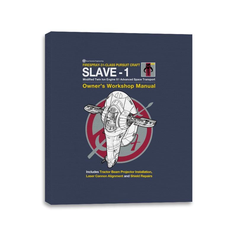 Slave-1 Manual - Canvas Wraps Canvas Wraps RIPT Apparel 11x14 / Navy