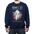 Slave-1 Manual - Crew Neck Sweatshirt Crew Neck Sweatshirt RIPT Apparel Small / Navy