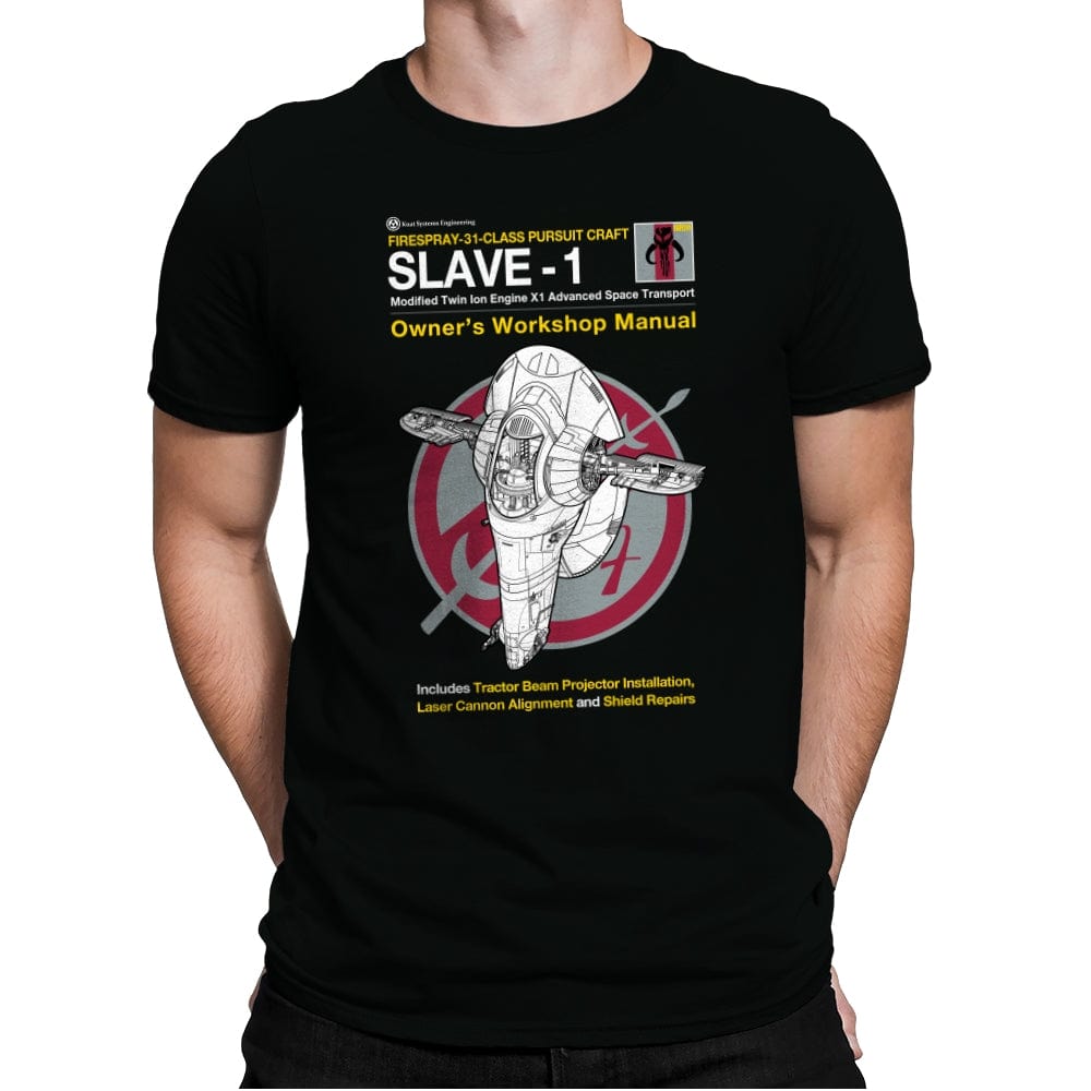 Slave-1 Manual - Mens Premium T-Shirts RIPT Apparel Small / Black