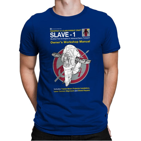 Slave-1 Manual - Mens Premium T-Shirts RIPT Apparel Small / Royal