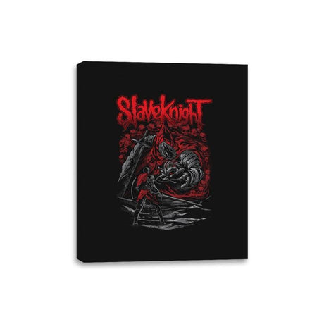 Slave Knight - Canvas Wraps Canvas Wraps RIPT Apparel 8x10 / Black