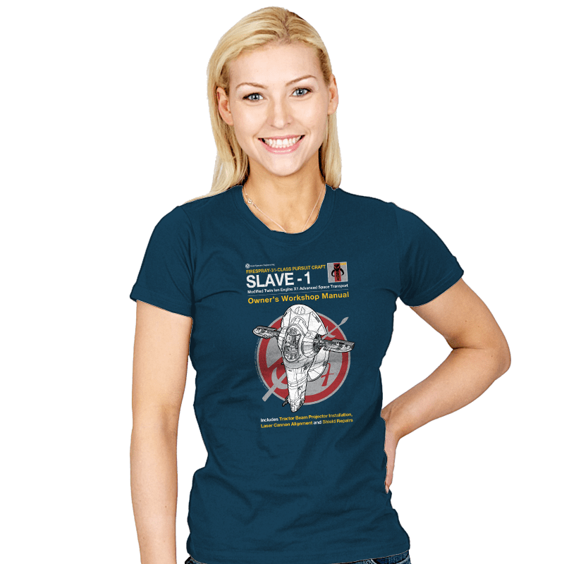 Slave Manual - Womens T-Shirts RIPT Apparel