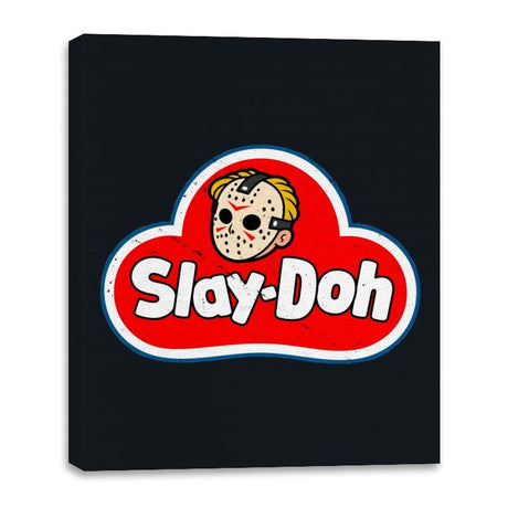 Slay-doh - Canvas Wraps Canvas Wraps RIPT Apparel 16x20 / Black